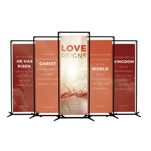 Love Reigns Set 2' x 6' Banner