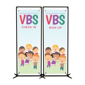 VBS Kids Pair 2' x 6' Banner