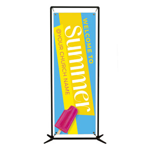 Summer Popsicle 2' x 6' Banner