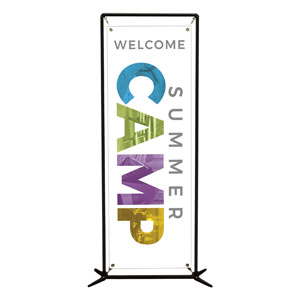 Summer Camp Colors 2' x 6' Banner