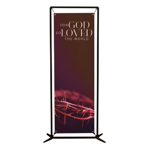 So Loved Crown 2' x 6' Banner