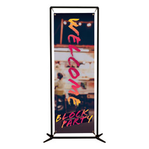 Block Party 2' x 6' Banner