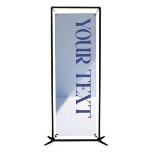 Light and Shadow Your Text 2' x 6' Banner