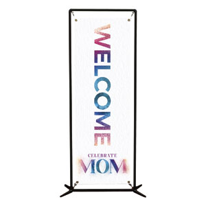 Celebrate Mom Powder 2' x 6' Banner