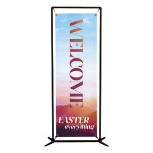 Easter Changes Everything Hills 2' x 6' Banner