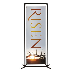 Easter Risen Crown 2' x 6' Banner
