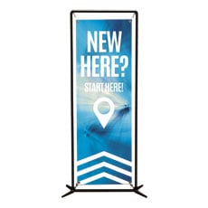 Chevron Blue New Here 