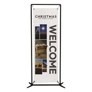 Christmas Whole Story 2' x 6' Banner