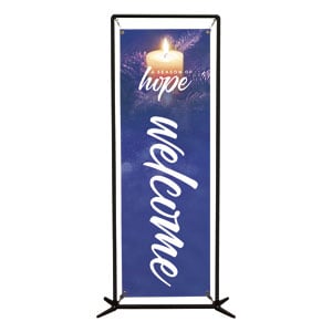 Season of Hope Candle 2' x 6' Banner