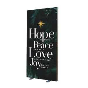 Advent Words Silicone Edge Banners