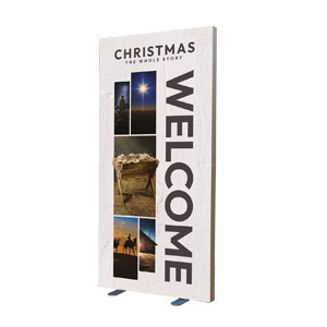 Christmas Whole Story Silicone Edge Banners