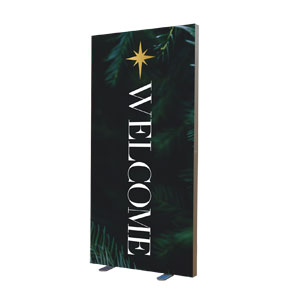 Advent Words Welcome Silicone Edge Banners