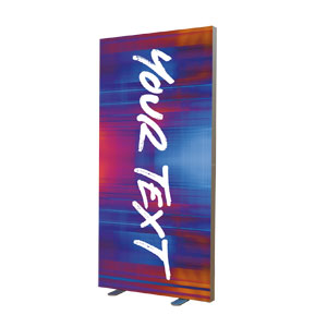 Colorful Blur Your Text Silicone Edge Banners