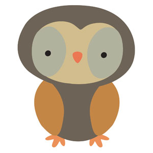 Woodland Friends Owl StickUp