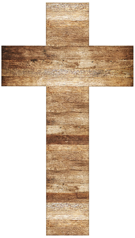 Banners, Crosses, Light Wood Cross, 4' x  12'