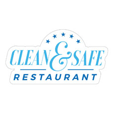 Clean and Safe Restaurant Logo 