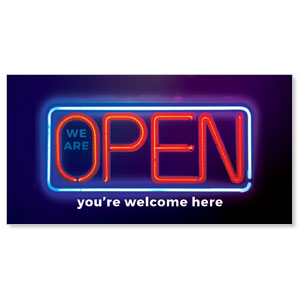 Open Neon Sign Social Media Ad Packages