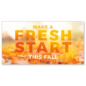 Fresh Start Fall Leaves Social Media Ad Packages
