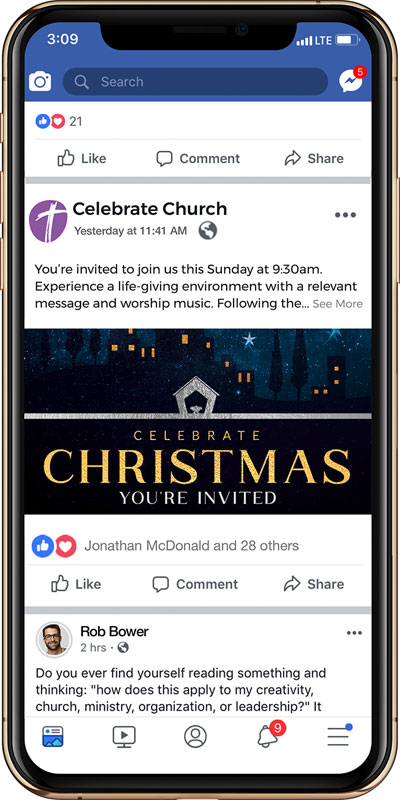 Social Ads, Christmas, Bethlehem Christmas Star