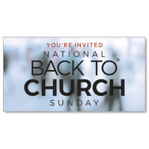 Back to Church Welcomes You Logo Social Media Ad Packages