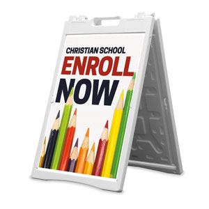 Enroll Pencils School 2' x 3' Street Sign Banners