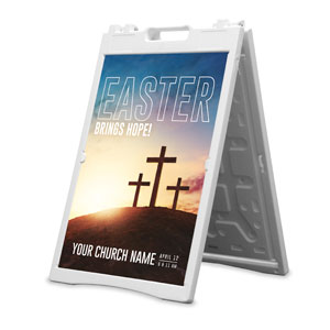 Easter Hope Outline 2' x 3' Street Sign Banners