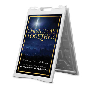 Christmas Together Night 2' x 3' Street Sign Banners