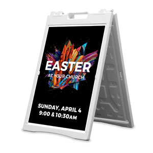 CMU Crown Easter 2' x 3' Street Sign Banners