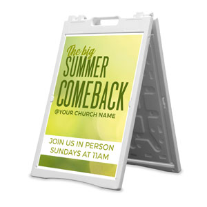 Big Summer Comeback 2' x 3' Street Sign Banners