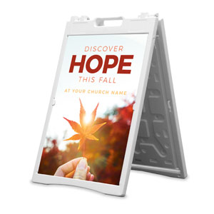 Fall Discover Hope 2' x 3' Street Sign Banners