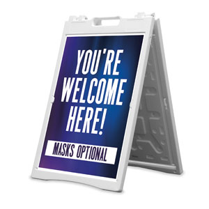 Aurora Lights Welcome Here 2' x 3' Street Sign Banners