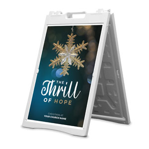 Thrill Of Hope 2' x 3' Street Sign Banners