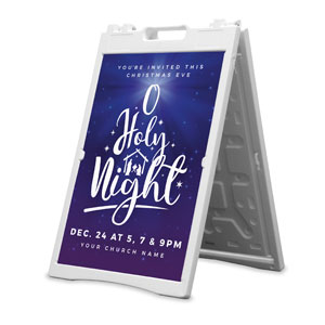 O Holy Night 2' x 3' Street Sign Banners