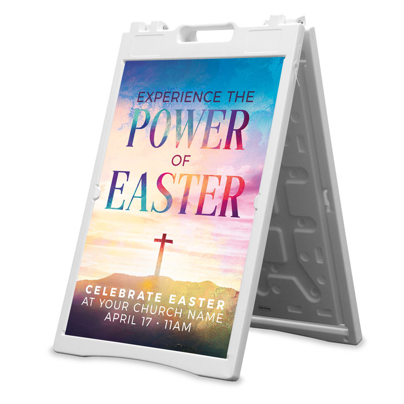 Banners, Easter, Experience The Power, 2' x 3'