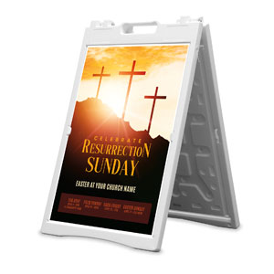 Resurrection Sunday 2' x 3' Street Sign Banners