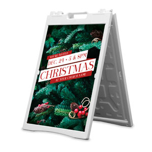 Celebrate Christmas Pine 2' x 3' Street Sign Banners