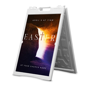 Easter Open Tomb 2' x 3' Street Sign Banners