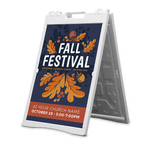 Fall Festival Invited 2' x 3' Street Sign Banners