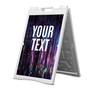 Scatter Your Text 2' x 3' Street Sign Banners