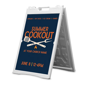 Summer Cookout 2' x 3' Street Sign Banners