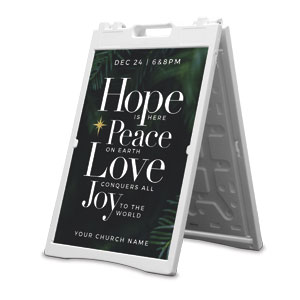 Advent Words 2' x 3' Street Sign Banners