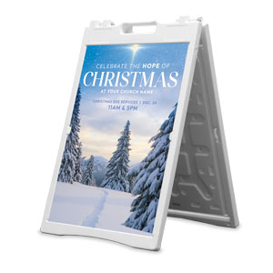 Hope of Christmas Trees 2' x 3' Street Sign Banners