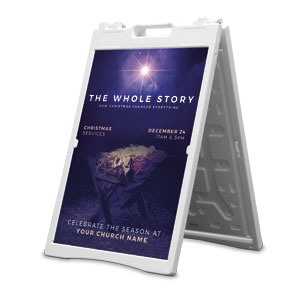Whole Story 2' x 3' Street Sign Banners