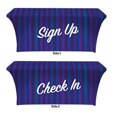 Modern Stripes Sign Up Check In 