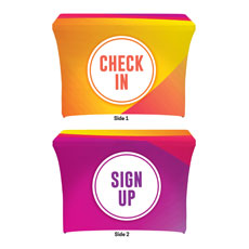 Curved Colors Sign Up Check In 