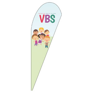 VBS Kids Teardrop Flag Banners