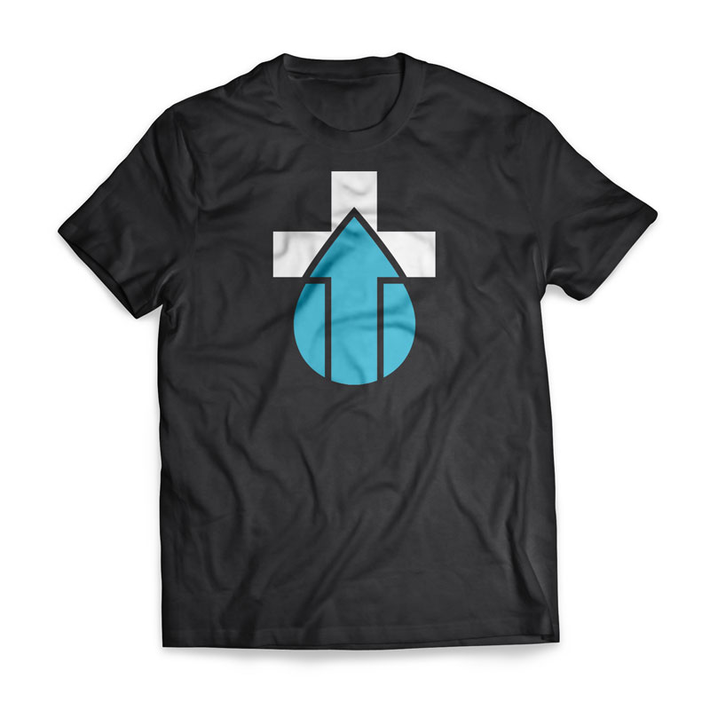 T-Shirts, Baptism, Baptism Cross - Large, Large (Unisex)