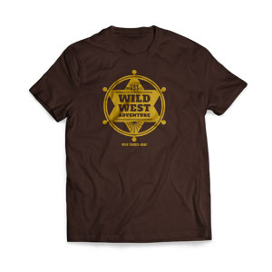 Sheriff Badge - Large Customized T-shirts