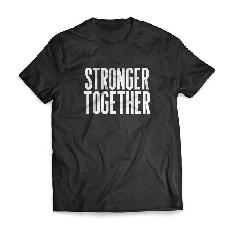 T-Shirts, Back To Church Sunday, BTCS Stronger Together - Large, Large (Unisex)