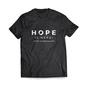 BTCS Hope Is Here - Large Customized T-shirts